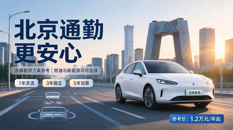 北京租牌照三年价格明细表展示